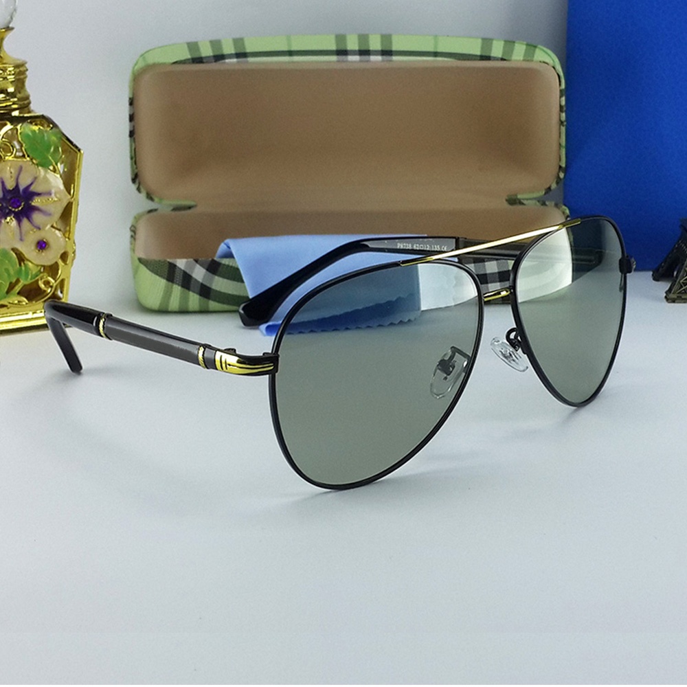 Kính mát nam màu đen tròng Polarized phân cực 8738D - Mắt kính đen cho nam