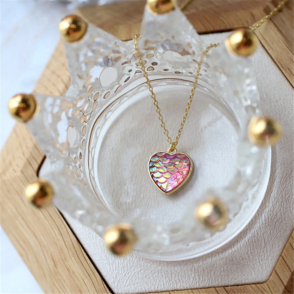 COD Dây Chuyền Hợp Kim Mặt Hình Trái Tim Xinh Xắn Cho Nữ