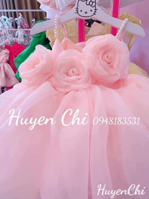 YẾM 3 HOA, YẾM XẾP NGỰC  ❤️Tặng kèm cài tóc