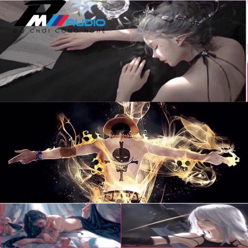 Miếng lót chuột chơi game,pad chuột lớn,nhỏ (800x300x2mm),(210x260x2mm)chống nước, chống bụi, di chuột êm-BMVAUDIO