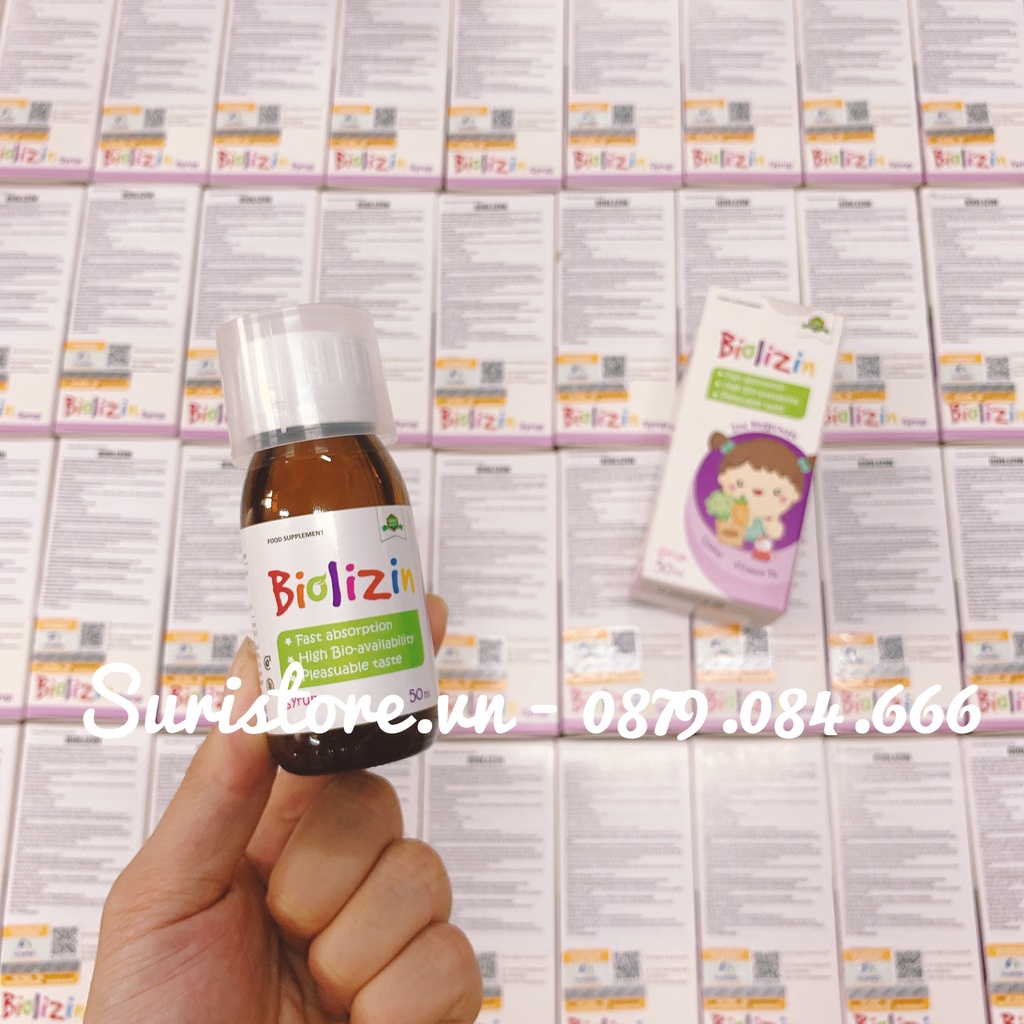 Kẽm Biolizin TBN cho bé biếng ăn - 50ml