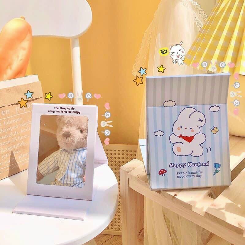 Gương gấp chibi để bàn