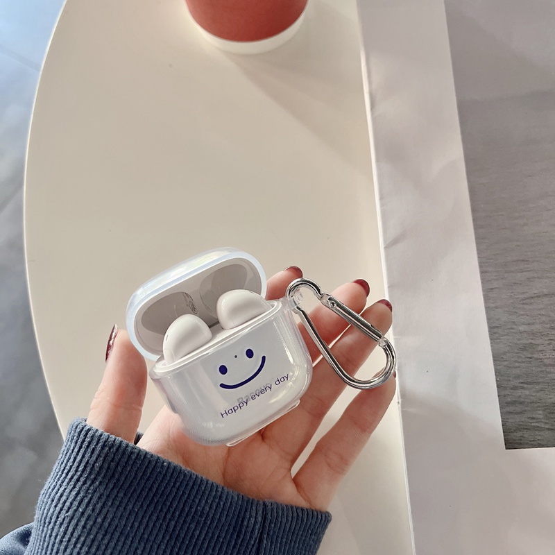 Vỏ Bảo Vệ Hộp Sạc Tai Nghe baseus bowie e3 tws e3 Bằng tpu Mềm Trong Suốt In Hoạt Hình snoopy Kèm Móc