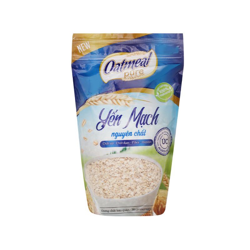 Yến mạch nguyên chất Oatmeal Cereal bịch 350g
