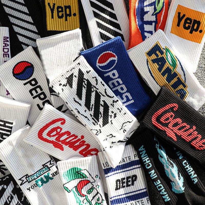 Vớ Thể Thao Ống Dài Khử Mùi Thời Trang Đường Phố Mùa Hè Cho Nam