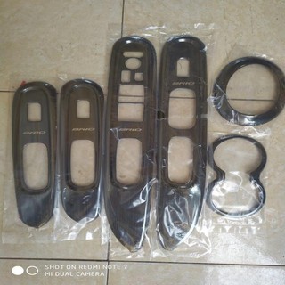 🔥Ốp nội thất Brio 🔥 Bộ ốp nội thất Titan theo xe Honda Brio - 6 chi tiết.