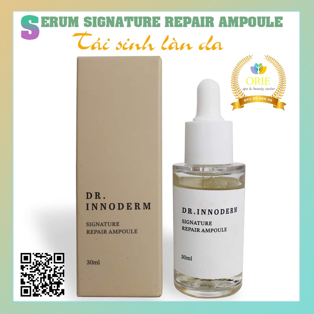 SERUM TÁI TẠO DA SIGNATURE REPAIR AMPOULE (Dr. Innoderm - Hàn Quốc) [30ml]