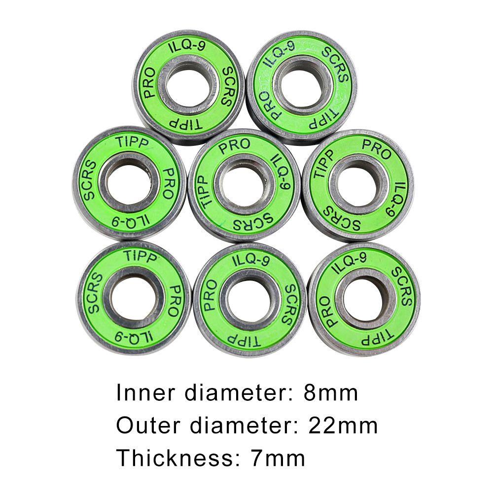 MUVAKO Set 8 Vòng Bi Thay Thế Cho Bánh Xe Trượt Patin