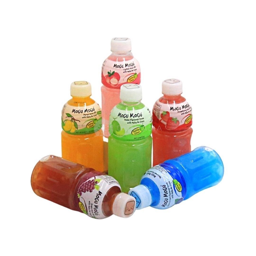 NƯỚC UỐNG MOGU MOGU 8 VỊ 🥥 (Thùng 24 chai x 320ml )-[FREE SHIP] TỪ ĐƠN 50K