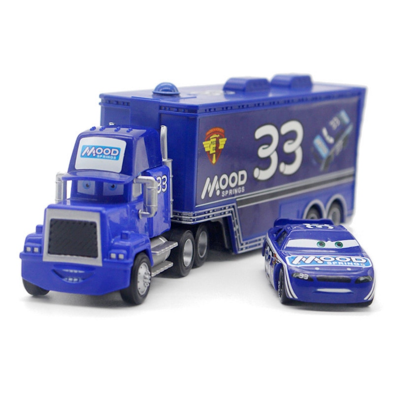 DISNEY Set 2 Mô Hình Xe Tải Đồ Chơi Pixar Cars 3 2 Món Tỉ Lệ 1: 55