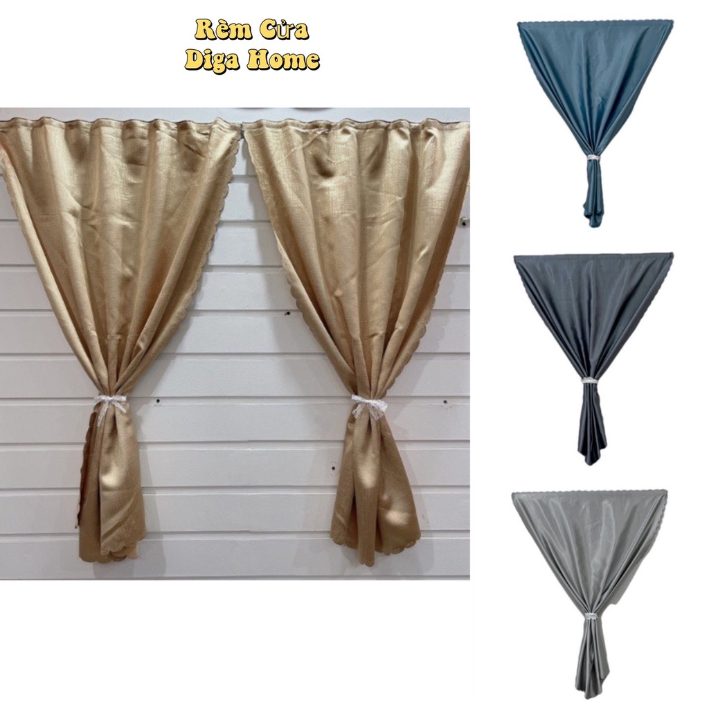 Rèm Cửa Sổ Dán Tường,Không Cần Khoan Vô Cùng Tiện Lợi, Chất Liệu Vải Cản Sáng Tốt,Nhiều Màu,Nhiều Kích Thước
