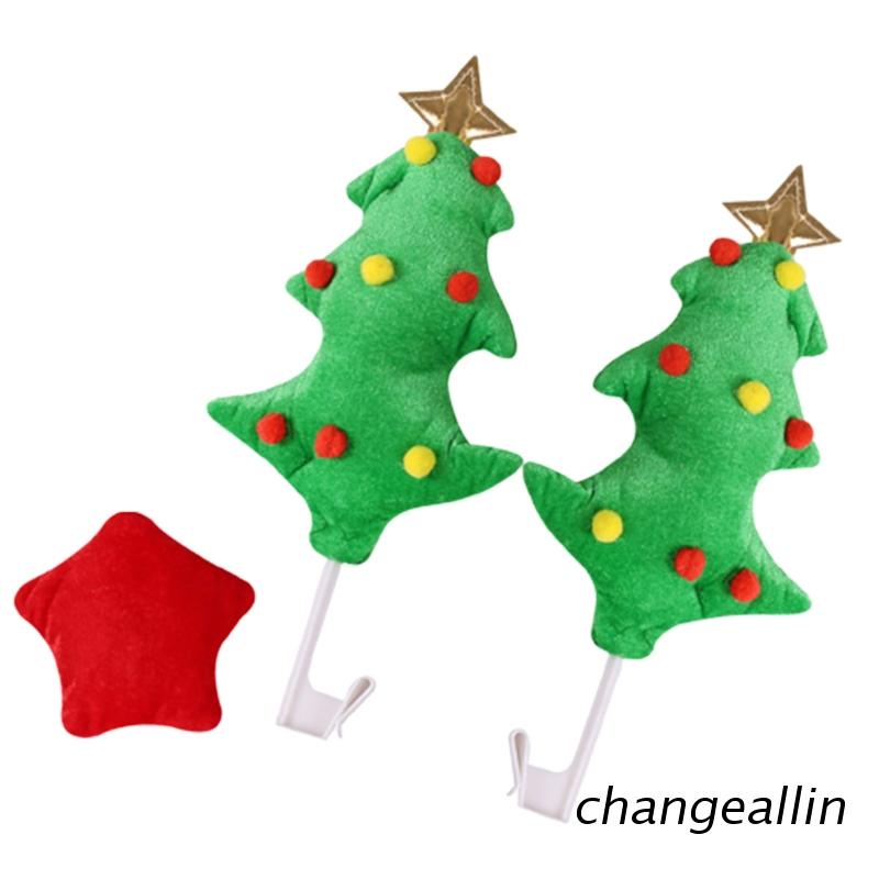 Bộ sừng và mũi tuần lộc chủ đề Giáng Sinh trang trí xe hơi độc đáo