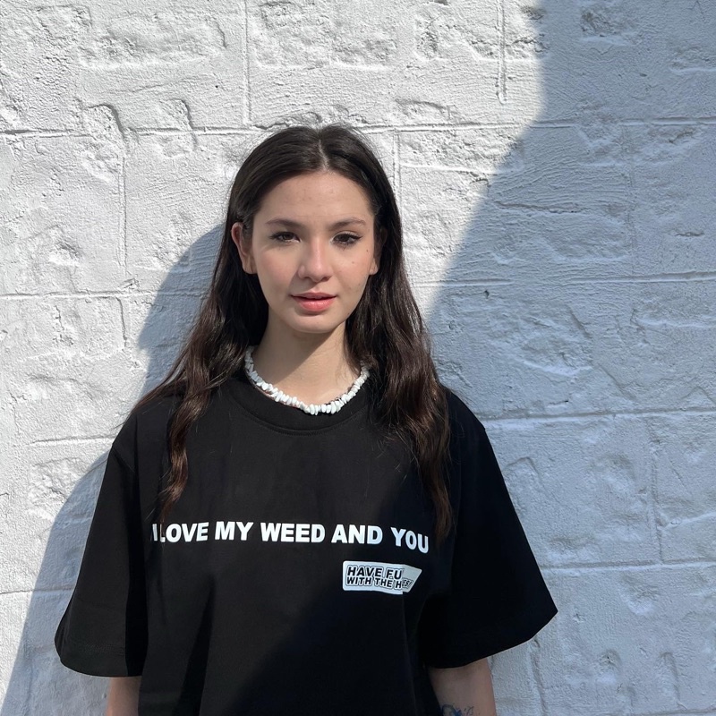 Áo thun I love my weed tee, ao thun form rộng