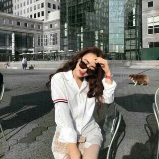 Áo sơ mi quốc dân ( sọc tay)
