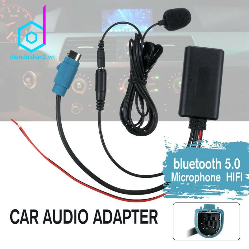 Cáp Chuyển Đổi Âm Thanh Kết Nối Bluetooth 5.0 Cho Đầu Đĩa Cd Trên Xe Hơi