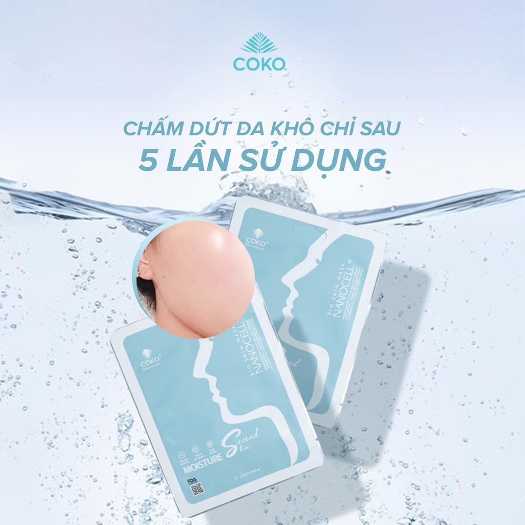 [COKO] Set 3 miếng mặt nạ ngủ sinh học Coko Deep Moisture cấp ẩm se khít lỗ chân lông