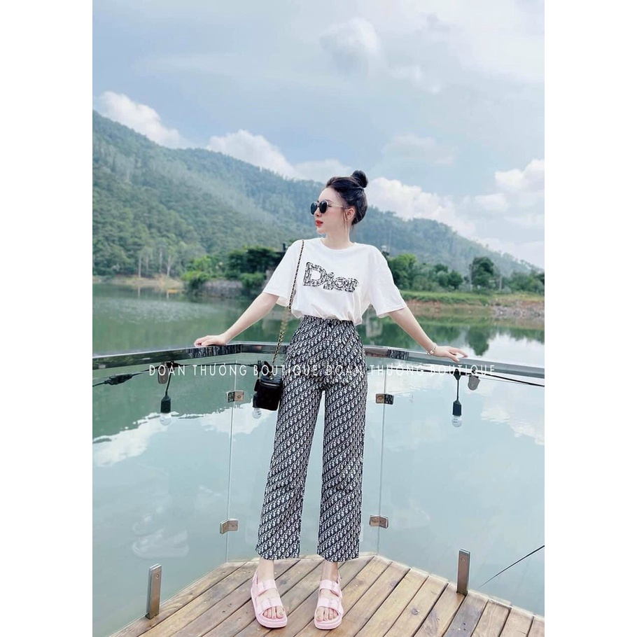 ĐỒ BỘ NỮ QUẦN DÀI ĐỒ MẶC NHÀ, SET BỘ THUN DO QUẦN DÀI ỐNG RỘNG SIÊU ĐẸP