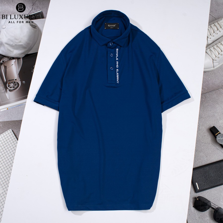 Áo polo nam thời trang Biluxury 4APCT118 kháng khuẩn chống UV thu đông mới về | BigBuy360 - bigbuy360.vn