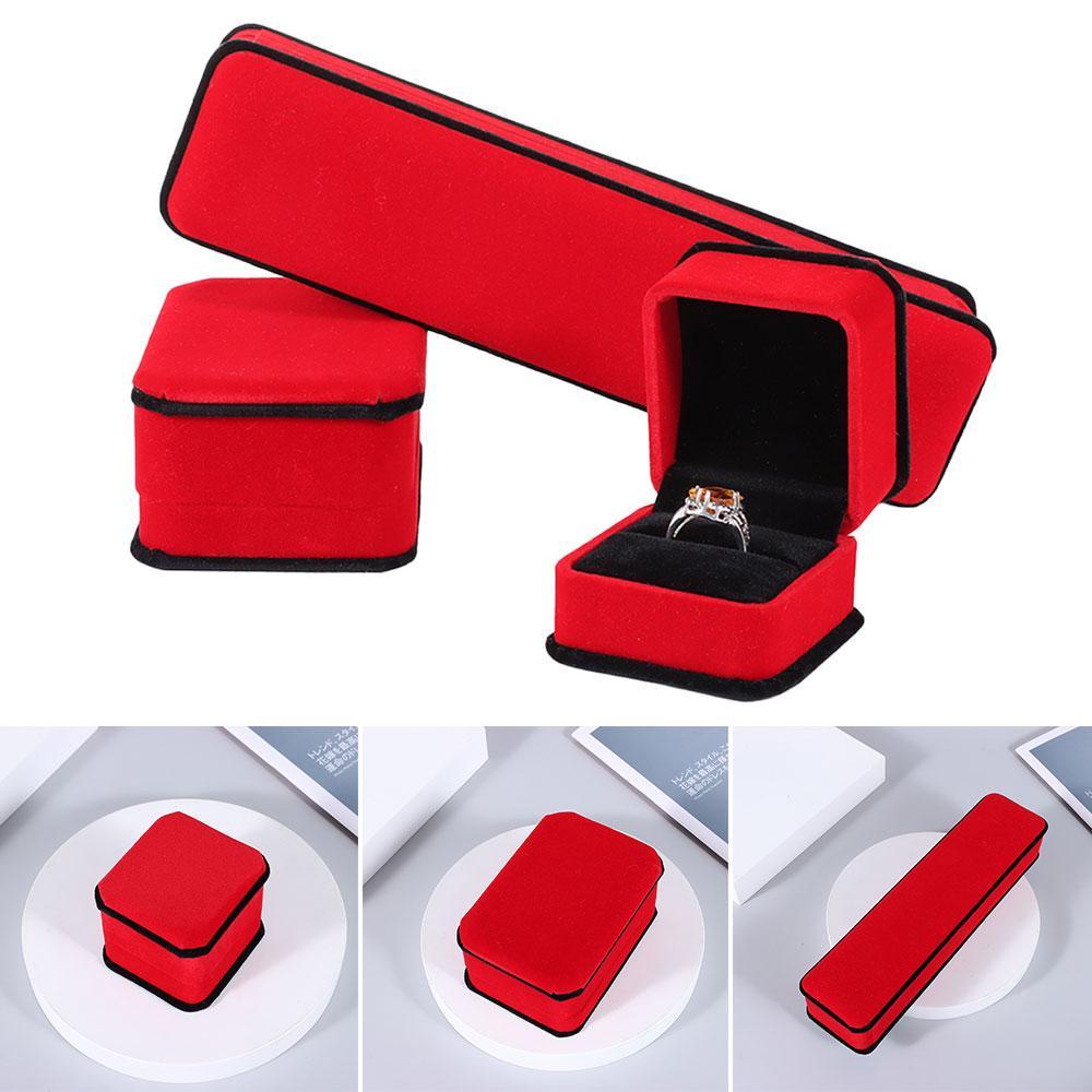 Eutus Hộp Đựng Trang Sức Bằng Vải Flannel Cho Bạn Trai Bạn Gái