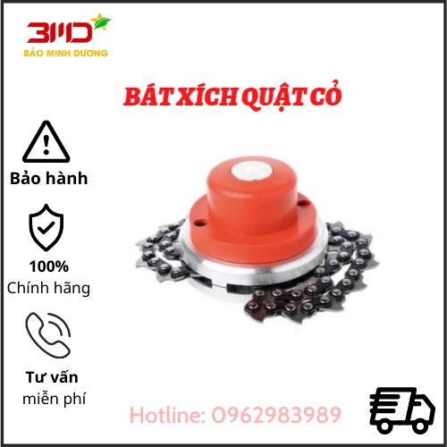 BÁT XÍCH QUẬT CỎ - LƯỠI CẮT CỎ BẰNG XÍCH - BÁT XÍCH CẮT CỎ - ĐIỆN MÁY BẢO MINH DƯƠNG