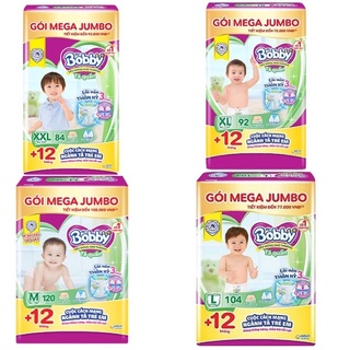 Tã quần bobby mới mega jumbo size l96+12