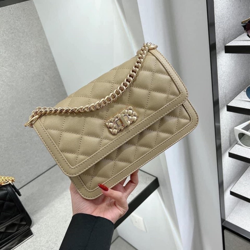 (Mới 2022) Túi CK khoá xoay size 22cm