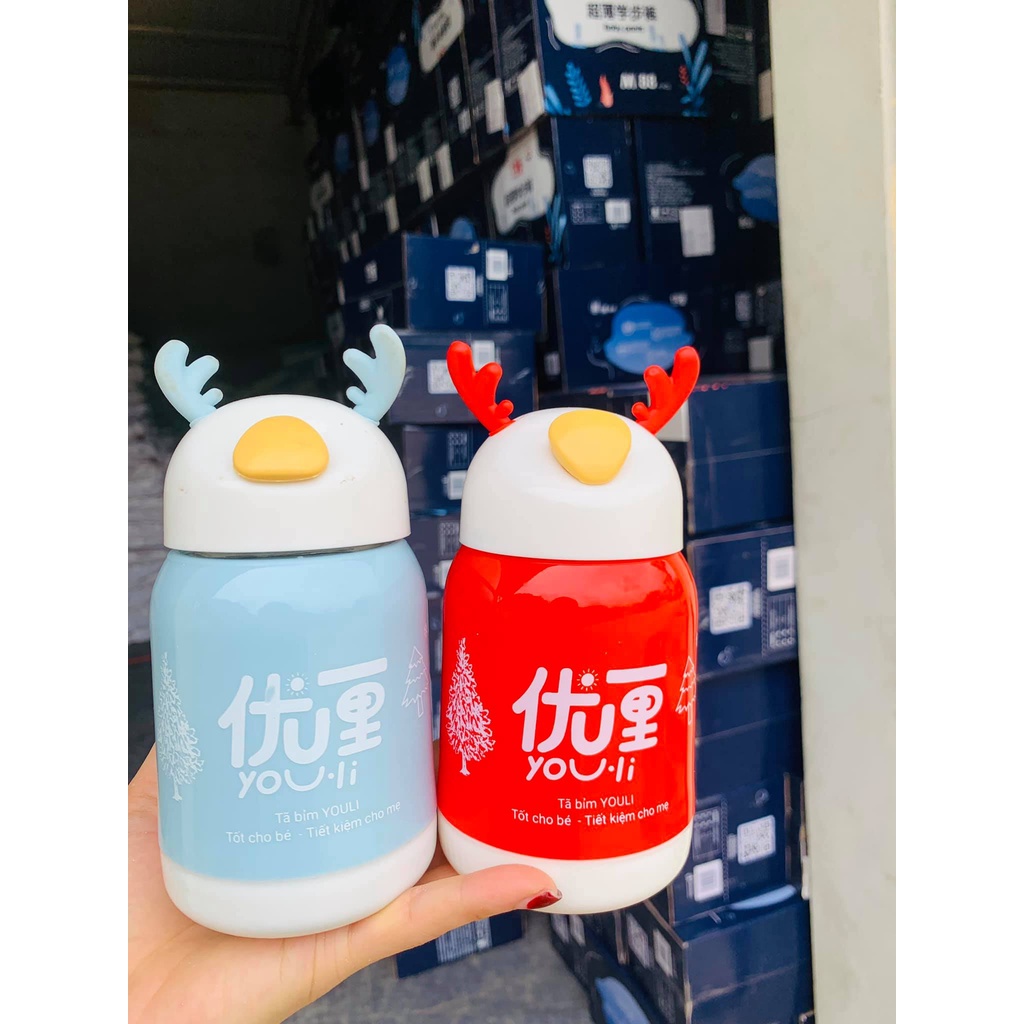 Bình nước giữ nhiệt thuỷ tinh cao cấp  - dung tích 350ml
