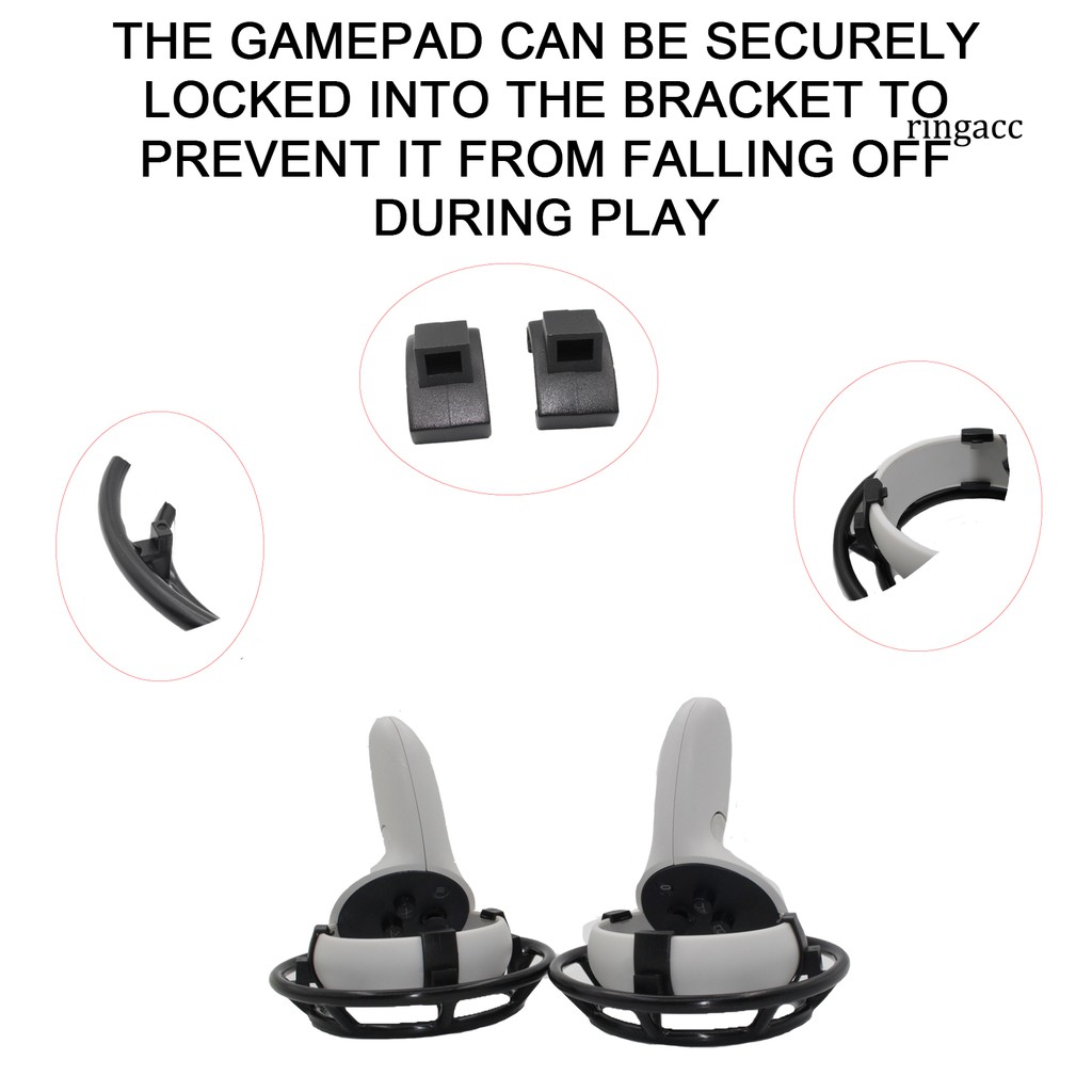 Bộ 2 phụ kiện bảo vệ tay cầm chống rơi cho Oculus Quest 2