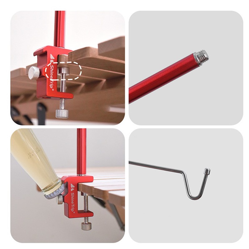 Chân Đèn Cắm Trại Di Động Móc Treo Dã Ngoại Gấp Gọn Shine Trip | BigBuy360 - bigbuy360.vn