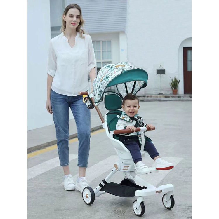 Xe đẩy đảo chiều gấp gọn V-BABY X1 dành cho bé ( mẫu mới 2022)