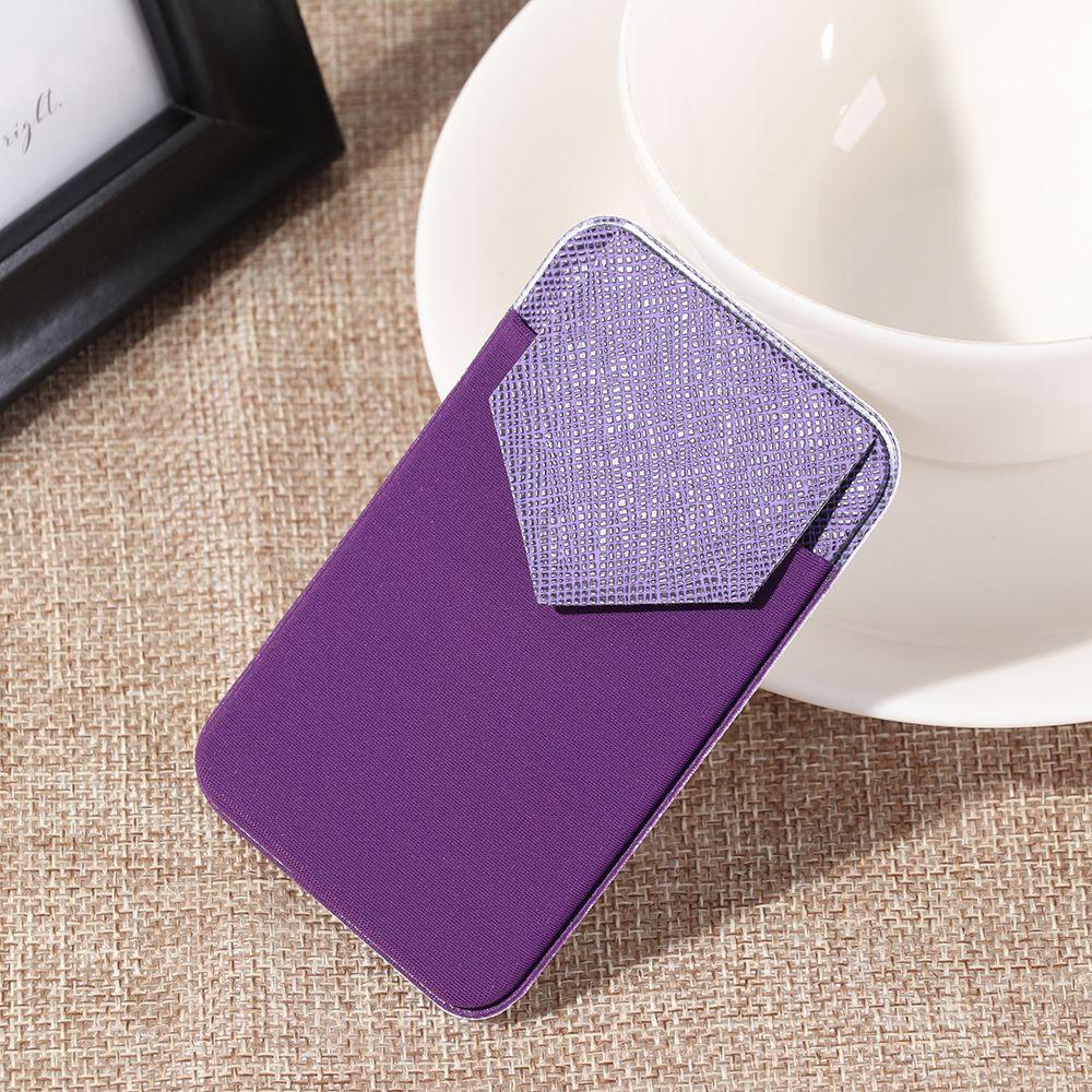 MAYSHOW New Phone Card Holder Fashion Slim Pocket Cell phone Pocket Adhesive Sticker Universal Lycra Elastic Wallet Case/Multicolor