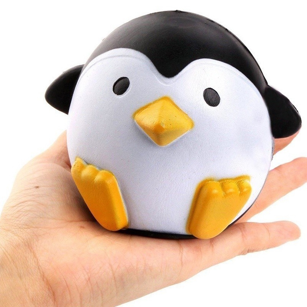 Đồ Chơi Nắn Bóp Đàn Hồi Giảm Stress Hình Chim Cánh Cụt