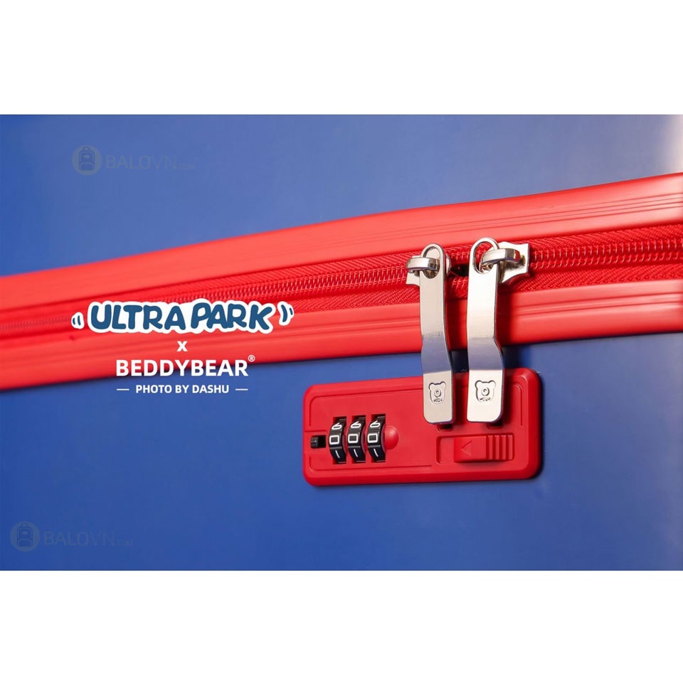 Vali Kéo Trẻ Em BeddyBear Họa Tiết Ultra Man Chống va Đập Cho Bé Trai / Gái từ 4t