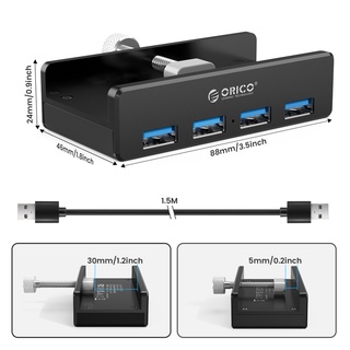 Orico Bộ Chia 4 Cổng USB 3.0 Cho Máy Tính