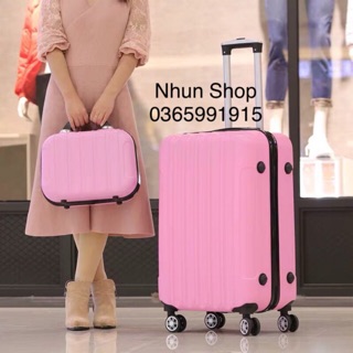 BỘ VALI THỜI THƯỢNG- VALI LỚN KÈM CỐP