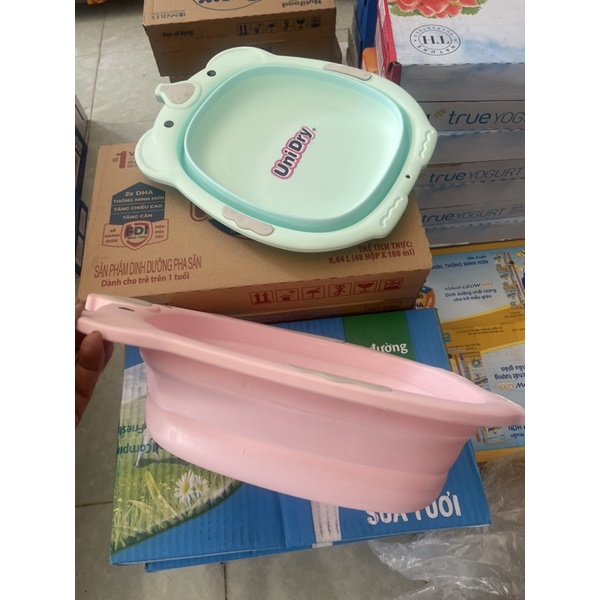Thau rửa mặt gấp gọn- hkm uniry