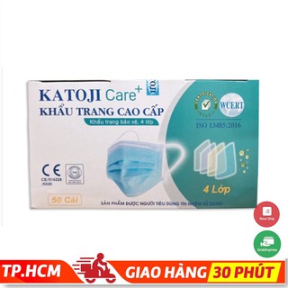 Khẩu trang y tế 4 lớp kháng khuẩn cao cấp KATOJI Care+ - LANA QUEEN