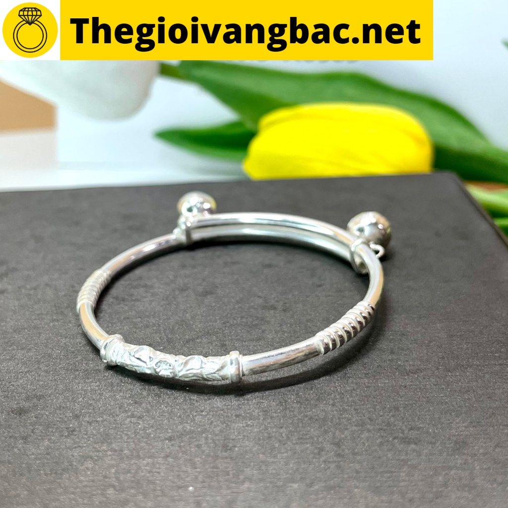 Lắc chân bạc, vòng tay bạc cho bé - ẢNH THẬT SHOP CHỤP - thegioivangbac