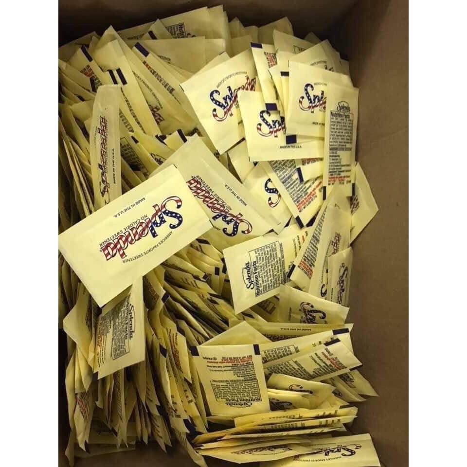Combo 50 gói Đường ăn kiêng Splenda tốt cho người tiểu đường, ăn kiêng, DAS, Sweetener Sugar Replacement