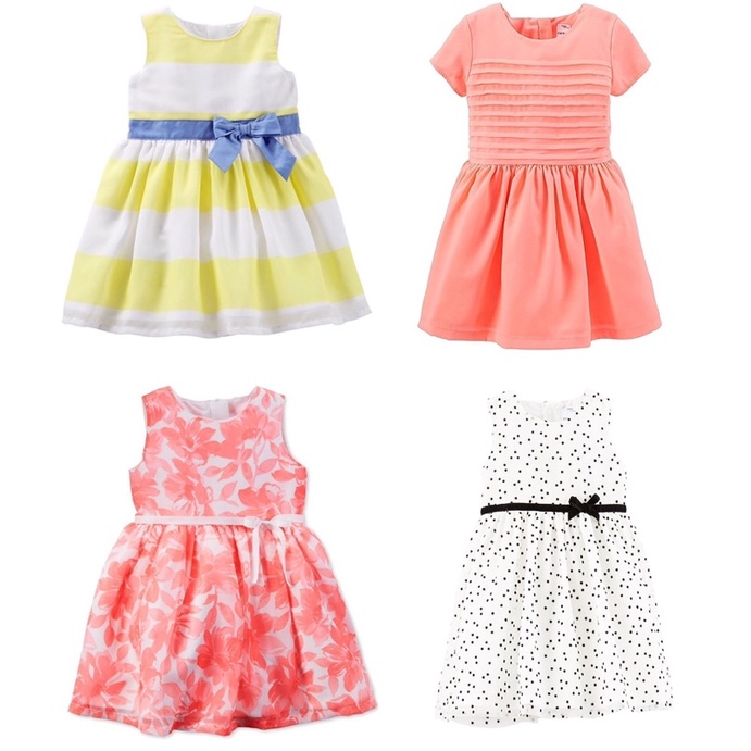 👗 Váy đầy tháng Carter cho bé gái dưới 4kg 🎉