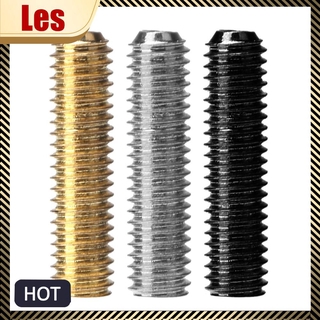 12pcs/set Metal Electric Bass Guitar Bridge Saddles Tremolo Bridge Hex Screws Diameter 3mm Guitar