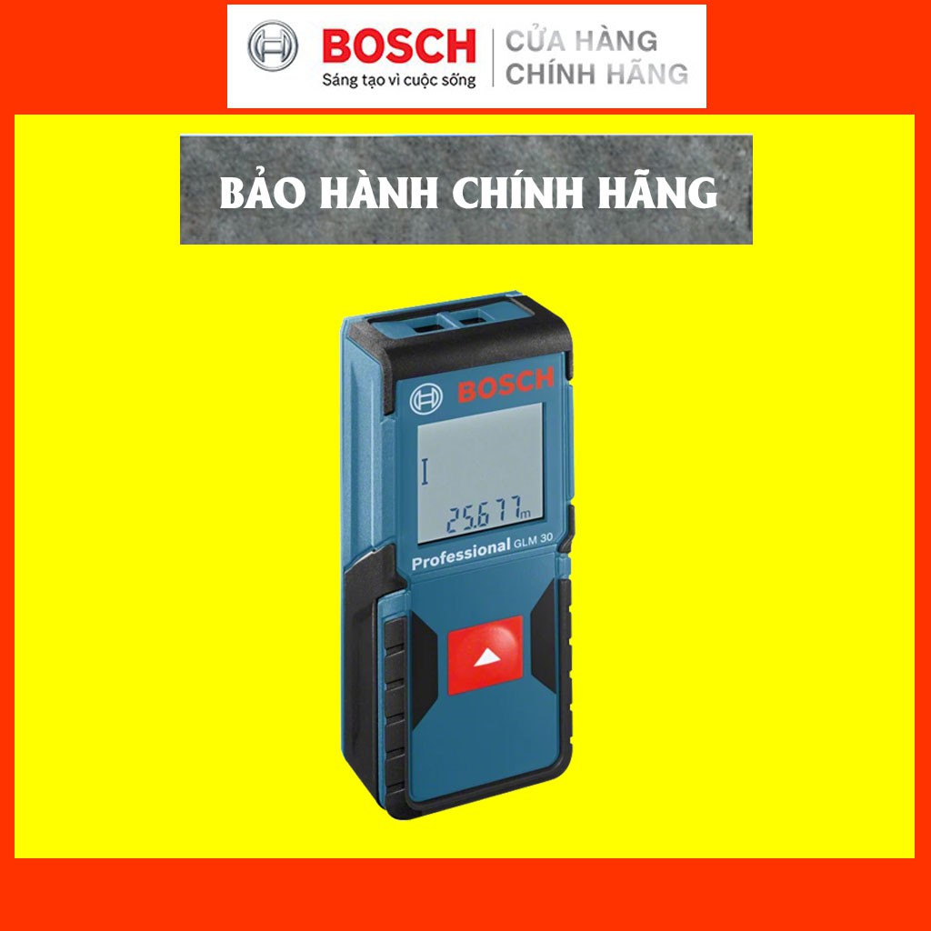 [CHÍNH HÃNG] Máy Đo Khoảng Cách Laser Bosch GLM 30, Giá Đại Lý Cấp 1, Bảo Hành Tại TTBH Toàn Quốc