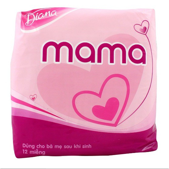 Bịch bỉm mama 12 miếng cho mẹ