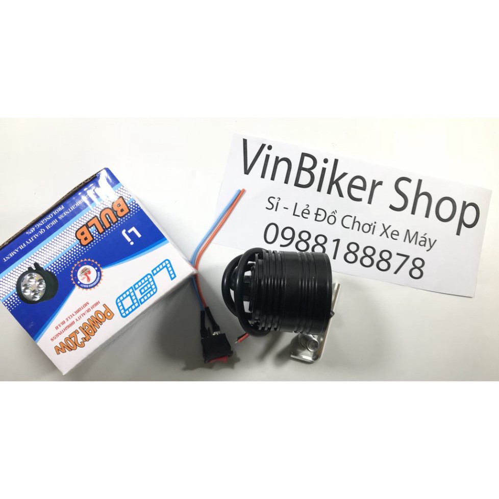 Đèn Trợ Sáng L4 4 bóng led 3 chế độ sáng Tặng Kèm Công Tắc (Bảo hành 6 Tháng)