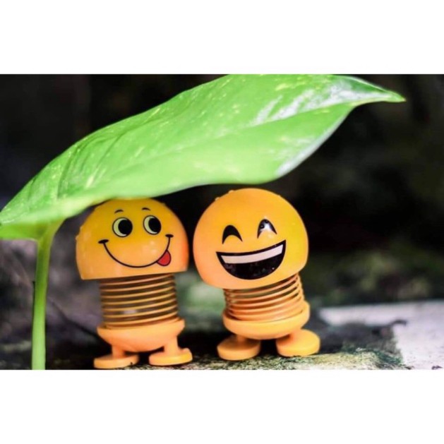 Thú nhún Emoji siêu rẻ gắn xe máy xe hơi xe đạp