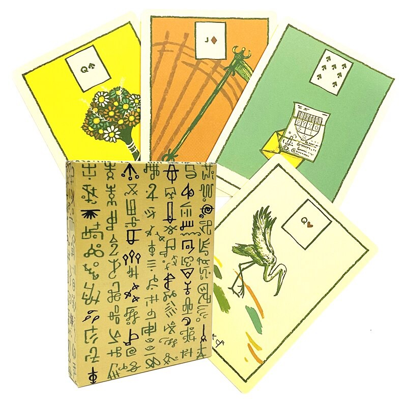 Bộ bài Green Glyphs Lenormand V13