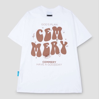 Áo thun Local Brand Cemmery " HAVE A GOOD DAY TEE " White