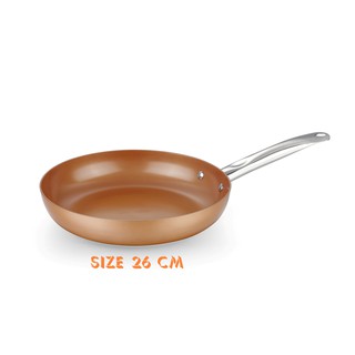Chảo chiên super chef hợp kim tráng men đáy từ 26cm