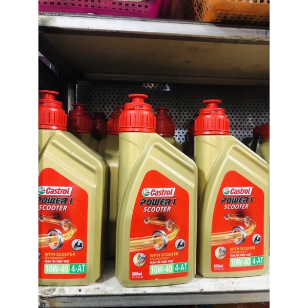 dầu máy castrol power1 xe ga 800ml