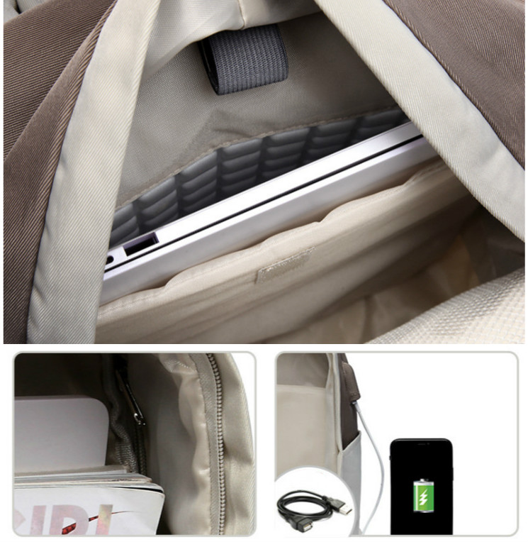 MINGKE Ba lô đựng laptop 14 15.6 inch chống thấm nước thời trang Hàn Quốc dành cho bạn nữ